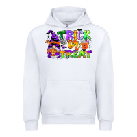White trick or treat gnome Urban Hoodie - CowGirlArtShop