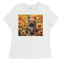 White yorkshire terrier Ladies Tee - Unal Design