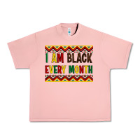 Salmon i am black every month Urban Heavy Tee - Artiststas