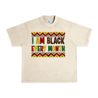 Sandshell i am black every month Urban Heavy Tee - Artiststas