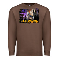 Chestnut Halloween Wolf Premium Sweatshirt - LillyAllenDesigns