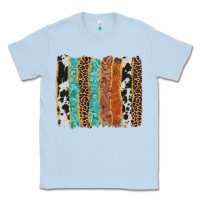 Dusty Blue western brushstroke Classic Tee - AdoDesignShop