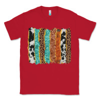 Red western brushstroke Classic Tee - AdoDesignShop