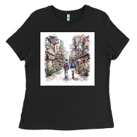 Japan Street Ladies Tee | Teevron