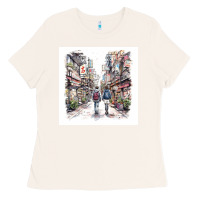 Bone Japan Street Ladies Tee - Unal Design