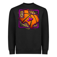 Black leopard basketball texas map Heavyweight Sweatshirt - Jasminsmagicworld