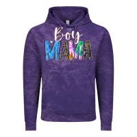 Cloud Purple boy mama  black Vintage Hoodie - JahusDesignShop