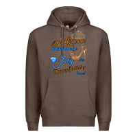 Coffee A Queen Was Born In July 24th Happy Birthday Premium Hoodie - Bettercallsaul