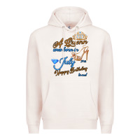 Pale Pink A Queen Was Born In July 24th Happy Birthday Premium Hoodie - Bettercallsaul