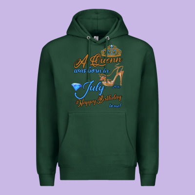 A Queen Was Born In July 24th Happy Birthday Premium Hoodie Designed By Bettercallsaul