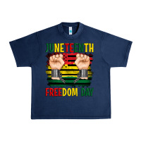 Navy juneteenth freedom day Urban Heavy Tee - Artiststas