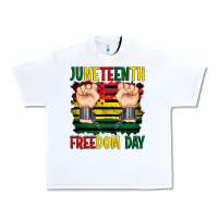 White juneteenth freedom day Urban Heavy Tee - Artiststas