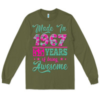 Army Green made in 1967, 55 years of being awesome Long Sleeve Tee - Jasminsmagicworld