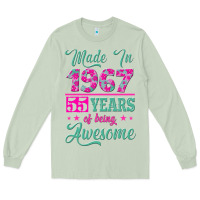 Matcha made in 1967, 55 years of being awesome Long Sleeve Tee - Jasminsmagicworld