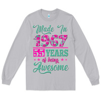 Moon Dust made in 1967, 55 years of being awesome Long Sleeve Tee - Jasminsmagicworld
