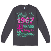 Smoke made in 1967, 55 years of being awesome Long Sleeve Tee - Jasminsmagicworld