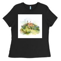 Black Italy Ladies Tee - Unal Design