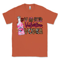 Copper V is For Valentine Vodka Classic Tee - CowhideDigitalArt