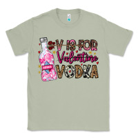 Matcha V is For Valentine Vodka Classic Tee - CowhideDigitalArt