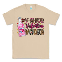 Mushroom V is For Valentine Vodka Classic Tee - CowhideDigitalArt