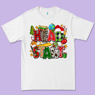Premium Tee head start christmas