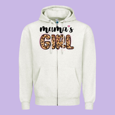 Mama S Girl Malias Zipper Hoodie Designed By Maliassmallbusiness