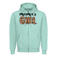 Seafoam mama s girl malias Zipper Hoodie - MaliasSmallBusiness