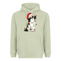 Matcha christmas shih tzu dog Heavyweight Hoodie - LillyAllenDesigns