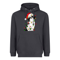 Smoke christmas shih tzu dog Heavyweight Hoodie - LillyAllenDesigns