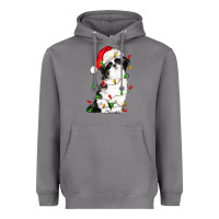 Storm christmas shih tzu dog Heavyweight Hoodie - LillyAllenDesigns