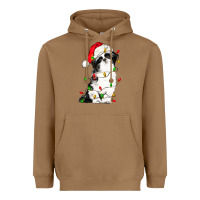 Toasted Coconut christmas shih tzu dog Heavyweight Hoodie - LillyAllenDesigns