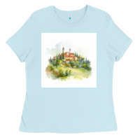 Baby Blue Italy Ladies Tee - Unal Design