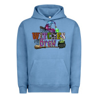 Pigment Pebble Blue witches brew Urban Hoodie - CowGirlArtShop