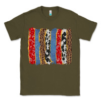 Army Green western brushstroke Classic Tee - AdoDesignShop