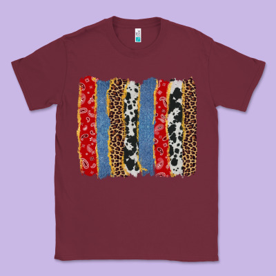 Western Brushstroke Classic Tee Designed By Adodesignshop