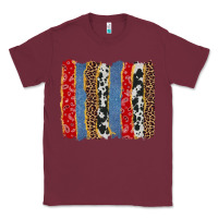 Burgundy western brushstroke Classic Tee - AdoDesignShop