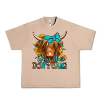 Burro barn hair don't care long haired cow Urban Heavy Tee - Jasminsmagicworld