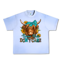 Grape Ice barn hair don't care long haired cow Urban Heavy Tee - Jasminsmagicworld