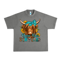 Tornado barn hair don't care long haired cow Urban Heavy Tee - Jasminsmagicworld