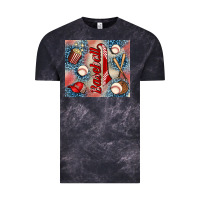 Cloud Black baseball Vintage Tee - AdoDesignShop