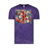 Cloud Purple baseball Vintage Tee - AdoDesignShop