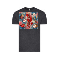 Vintage Black baseball Vintage Tee - AdoDesignShop