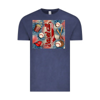 Vintage Denim baseball Vintage Tee - AdoDesignShop