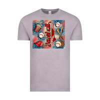 Vintage Zinc baseball Vintage Tee - AdoDesignShop