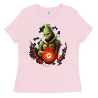 Bubblegum Pink Grinch Ladies Tee - Unal Design