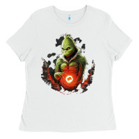 White Grinch Ladies Tee - Unal Design