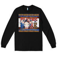 Black Western Star Spangled Baby Cow Long Sleeve Tee - LillyAllenDesigns