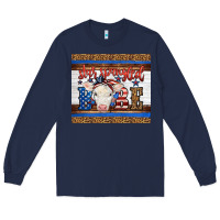 Navy Western Star Spangled Baby Cow Long Sleeve Tee - LillyAllenDesigns