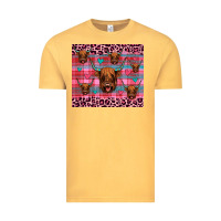 Vintage Mustard highland cow valentines Vintage Tee - JahusDesignShop