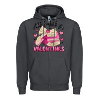Smoke all booked for valentines Zipper Hoodie - MaliasSmallBusiness